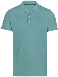 Poloshirt Poloshirt aus Polyester mit Knopfleiste , Herren, Gr. 4XL, grn (seegras), 100% Polyester (Bioactive), klassisch, Kurzarm, Shirts