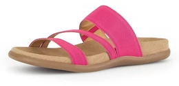 Pantolette Gr. 41, pink Damen Schuhe Keilabsatz, Sommerschuh, Schlappen in sommerlicher Farbpalette