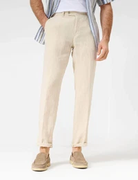 Chinohose Style EVANS Gr. 30, Normalgren, beige (sand) Herren Hosen