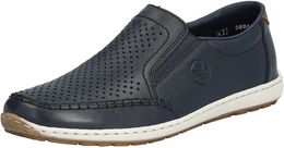 Slipper Gr. 44, blau (dunkelblau) Herren Schuhe Mokassin, Loafer, Komfortschuh mit Gummizug fr leichten Einschlupf
