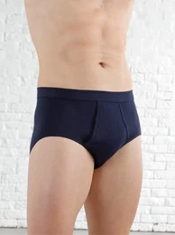 Slip KINGS CLUB Gr. 6, 5 St., blau (marine), Herren, 100% Baumwolle, Unterhosen