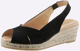 Sandalette Gr. 39, schwarz Damen Schuhe