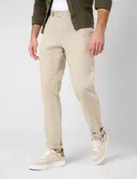 Chinohose Style EVANS Gr. 26, Normalgren, beige (hellbeige) Herren Hosen