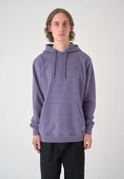 Kapuzensweatshirt Ligull , Herren, Gr. S, lila (dunkellila), 100% Baumwolle, meliert, casual, normal, ohne Ausschnitt, Langarm, Sweatshirts, mit lockerem Schnitt