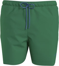 Badeshorts SF MEDIUM DRAWSTRING , Herren, Gr. M (50), N-Gr, grn (cape verde), Polyamid, SWIMWEAR, unifarben, casual, Badehosen, mit Logoschriftzug