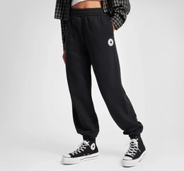 Jogginghose WOMEN'S RETRO CHUCK TAYLOR , Damen, Gr. L, N-Gr, schwarz, Obermaterial: 80% Baumwolle, 20% Polyester, sportlich, Hosen