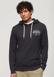 Kapuzensweatshirt CLASSIC VL HERITAGE CHEST HOOD , Herren, Gr. L, schwarz, Sweatware, Obermaterial: 100% Baumwolle, unifarben, modisch, Rundhals, Langarm, Sweatshirts