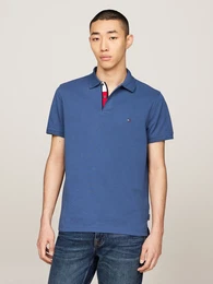 Poloshirt FLAG UNDER PLACKET REG POLO Gr. XXXL, blau (aegean sea) Herren Shirts