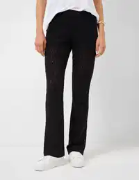 5-Pocket-Hose Style Bootcut Gr. 46, Normalgren, schwarz Damen Hosen