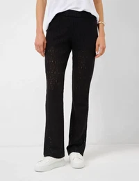 5-Pocket-Hose Style Bootcut Gr. 48K (24), Kurzgren, schwarz Damen Hosen