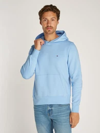 Hoodie FLAG LOGO HOODY , Herren, Gr. S, blau (vessel blau), Sweatware, Obermaterial: 73% Baumwolle, 27% Polyester, casual, regular fit hftlang, hoch geschlossener Ausschnitt, Langarm weit Rippbndchen, Sweatshirts, mit Kngurutasche v