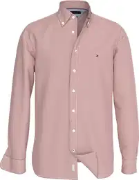 Langarmhemd NAT. SOFT FLEX GINGHAM RF SHIRT Gr. XXL, N-Gr, rot (dark magma, optic white) Herren Hemden