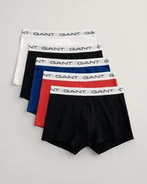 Boxershorts TRUNK 5-PACK , Herren, Gr. S, bunt, Jersey, Obermaterial: 95% Baumwolle, 5% Elasthan, krpernah, Unterhosen, mit elastischem -Logobund