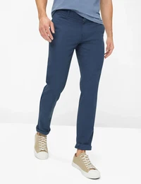 Chinohose Style FABIO IN Gr. 33, Lnge 36, blau (dunkelblau) Herren Hosen