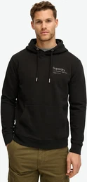 Kapuzensweatshirt CORE LOGO CITY LOOSE HOOD , Herren, Gr. XL, schwarz, Sweatware, Obermaterial: 100% Baumwolle, bedruckt, modisch, loose fit, Rundhals, Langarm Rippbndchen, Sweatshirts