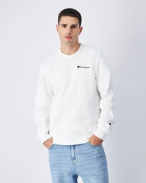 Sweatshirt Crewneck Sweatshirt , Herren, Gr. XXL (60/62), wei (wht), Sweatware, Obermaterial: 70% Baumwolle, 30% Polyester, unifarben, sportlich, Rundhals, Langarm, Sweatshirts