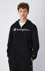 Champion Authentic Athletic Apparel Sweatjacke Hooded Full Zip Sweatshirt (Kapuzensweatjacke) schwarz/weiß