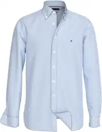 Langarmhemd NAT. SOFT FLEX GINGHAM RF SHIRT Gr. XL, N-Gr, blau (vessel blue, optic white) Herren Hemden