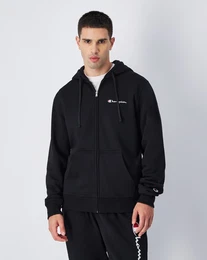 Kapuzensweatjacke Hooded Full Zip Sweatshirt , Herren, Gr. M (48/50), schwarz (nbk), Sweatware, Obermaterial: 70% Baumwolle, 30% Polyester, unifarben, sportlich, Langarm, Sweatjacken