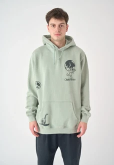 Cleptomanicx Kapuzensweatshirt Mystery grn/hellgrn