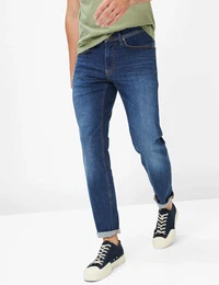 5-Pocket-Jeans Style CHRIS , Herren, Gr. 36, Lnge 30, blau, 93% Baumwolle, 5% Elastomultiester, 2% Elasthan, Jeans
