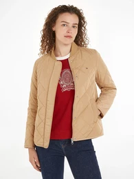 Steppjacke LW QUILTED BOMBER JACKET , Damen, Gr. XXL (44), grn (classic khaki), Web, Obermaterial: 100% Polyester. Futter: 100% Polyester. Wattierung: 100% Polyester, unifarben, casual, regular fit, Langarm, Jacken, mit leichter Wattier