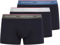 Tommy Hilfiger Underwear Trunk 3P WB TRUNK mit Logo-Elastikbund faded military/light cast/iron blau