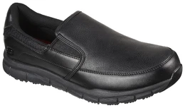 Berufsschuh NAMPA-GROTON Gr. 48,5, schwarz, 48,5, Lederimitat, Schuhe, Slipper fr Gastronomie, Pflege, Krankenhaus mit Strecheinstzen