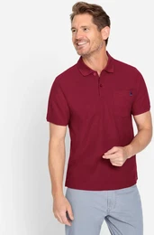 Poloshirt CATAMARAN Kurzarm-Shirt , Herren, Gr. 64/66, rot (dunkelrot), 60% Baumwolle, 40% Polyester, unifarben, Shirts