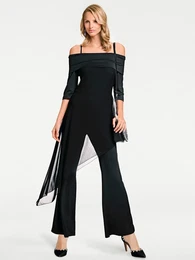 Overall Gr. 46, Normalgren, schwarz Damen Overalls