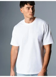 T-Shirt Heavy Oversized T-Shirt , Herren, Gr. XXL, wei, 100% Baumwolle, casual, Halbarm, Shirts