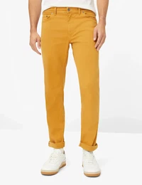 5-Pocket-Hose Style COOPER Gr. 34, Lnge 36, gelb (safran) Herren Hosen