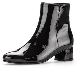 Stiefelette Gr. 37, schwarz (schwarz lack) Damen Schuhe mit Best Fitting-Ausstattung