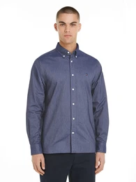 Langarmhemd SOLID HERITAGE OXFORD RF SHIRT , Herren, Gr. XL, N-Gr, blau (desert sky), Web, Obermaterial: 100% Baumwolle, casual, Langarm, Hemden