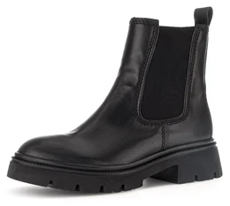 Chelseaboots Gr. 37, schwarz Damen Schuhe Blockabsatz, Stiefelette, Chunky Boots, Best Fitting-Ausstattung