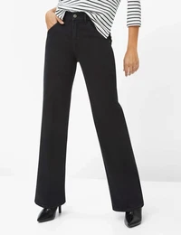 5-Pocket-Jeans Style MAINE Gr. 42K (21), Kurzgren, schwarz Damen Jeans