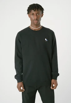 Cleptomanicx Sweatshirt Embro Gull schwarz