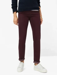 5-Pocket-Hose Style MARY Gr. 46K (23), Kurzgren, lila (dunkelviolett) Damen Hosen
