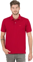 Poloshirt Poloshirt DELUXE Piqu , Herren, Gr. L, braun (kirsch), 100% Baumwolle, Basic, Kurzarm, Shirts