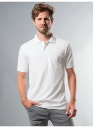Poloshirt Poloshirt DELUXE Piqu , Herren, Gr. XXXL, wei, 100% Baumwolle, Basic, Kurzarm, Shirts