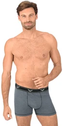 Boxer Bequeme Pants mit Webgummibund , Herren, Gr. XXL, grau (steingrau, melange), 95% Baumwolle, 5% Elastan, Unterhosen