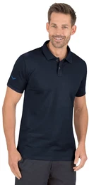 Poloshirt , Herren, Gr. L, blau (navy), 94% Baumwolle, Mako-supergekmmt, 6% Elastan, Kurzarm, Shirts
