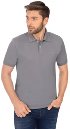 Poloshirt Poloshirt DELUXE Piqu , Herren, Gr. XXL, grau (cool, grau), 100% Baumwolle, Basic, Kurzarm, Shirts