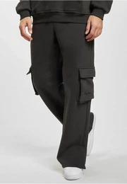 Stoffhose Herren , Herren, Gr. XL, US-Gren, schwarz, 100% Baumwolle, unifarben, loose fit, Hosen