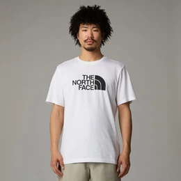 T-Shirt M S/S EASY TEE , Herren, Gr. XL, wei (tnf wei), Single Jersey, Obermaterial: 60% Baumwolle, 40% Polyester, unifarben, sportlich, Rundhals, Kurzarm eingesetzt eingefasste Kante, Shirts