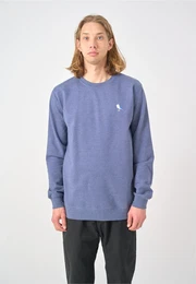 Sweatshirt Embro Gull Gr. S, blau Herren Sweatshirts mit kleiner Mwen-Stickerei