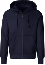 Sweatjacke Sweatjacke mit Kapuze , Damen, Gr. XXL, blau (navy), 70% Baumwolle, 30% Polyester, Basic, Sweatjacken