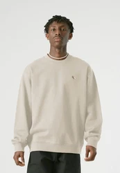 Cleptomanicx Sweatshirt Embro Gull Mono Khaki/Beige/Braun