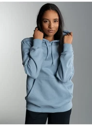 Kapuzensweatshirt Hoodie aus Sweatqualitt , Damen, Gr. M, blau (pearl, blau), 70% Baumwolle, 30% Polyester, casual, Sweatshirts