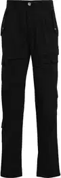 Cargohose Herren , Herren, Gr. L, US-Gren, schwarz, 100% Baumwolle, unifarben, loose fit, Hosen
